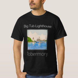 Big Tub Leuchtturm und Tobermory Water Taxi T-Shirt