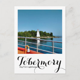 Big Tub Lighthouse Tobermory Ontario Kanada Postkarte