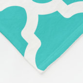 Big Türkis Fleece Blanket (Ecke)
