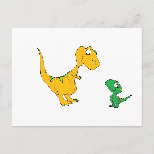 Big Typ & Lil Typ Postkarte (Vorderseite)