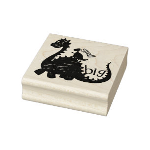 Big und Dinosaurier Gummistempel