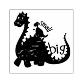 Big und Dinosaurier Gummistempel (Prägung)