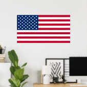 Big United States of America Flag USA US Poster (Heimbüro)
