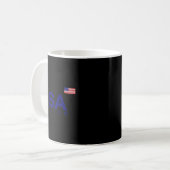Big Usa Sailing Kaffeetasse (Vorderseite Links)