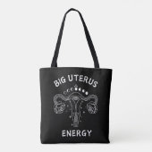 Big Uterus Energy Feminist Tasche (Rückseite)