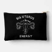 Big Uterus Energy Feminist Zubehörtasche (Rückseite)