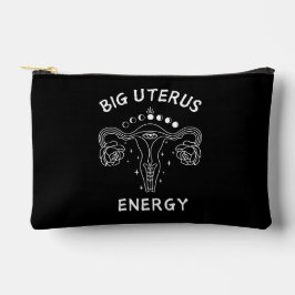 Big Uterus Energy Feminist Zubehörtasche