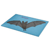 Big vampire bat cartoon illustration schneidebrett (Ecke)