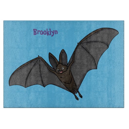 Big vampire bat cartoon illustration schneidebrett (Vorderseite)
