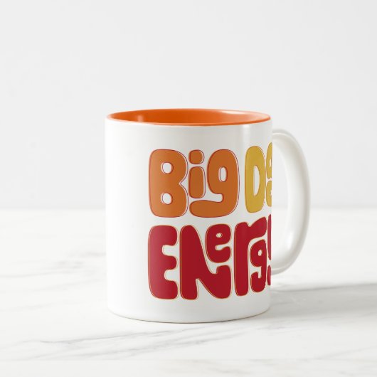Big Vater Energy Zwei-Tone-Tasse Zweifarbige Tasse (VorderseiteRechts)