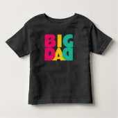 Big Vater Kleinkind T-shirt (Vorderseite)
