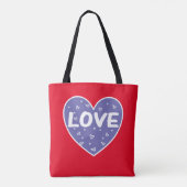 Big Veri Peri Liebe Herz Tasche (Rückseite)