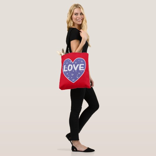Big Veri Peri Liebe Herz Tasche (Am Model)