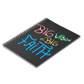 Big Vision Big Faith Notizblock (Linke Seite)