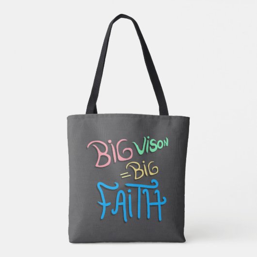 Big Vision Big Faith Tasche (Rückseite)