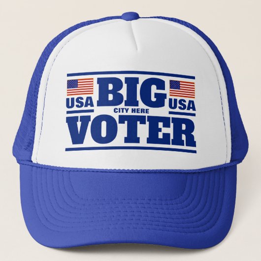 Big Voter™ Trucker Hat (Anpassen!) Truckerkappe (Vorderseite)