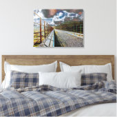Big Water of Fleet Viaduct Card Acrylic Print Leinwanddruck (Insitu (Schlafzimmer))