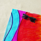 Big Wave Beach Handtuch (Beispiel)