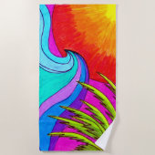 Big Wave Beach Handtuch (Vorderseite)