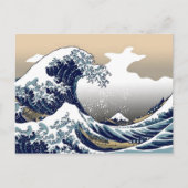 Big Wave japanische Art Postcard Postkarte (Vorderseite)