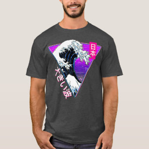 Big Wave japanische Ästhetik der 90er Jahre T-Shirt