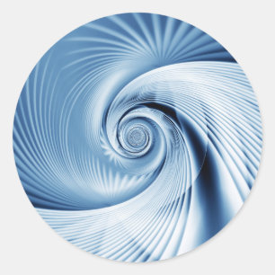 Big Wave Runder Aufkleber