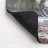 Big Wave Splashing am Strand (Frantisek Kupka) Mousepad (Ecke)