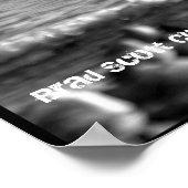 Big Wave Surf Door Poster (Ecke)