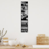 Big Wave Surf Door Poster (Küche)