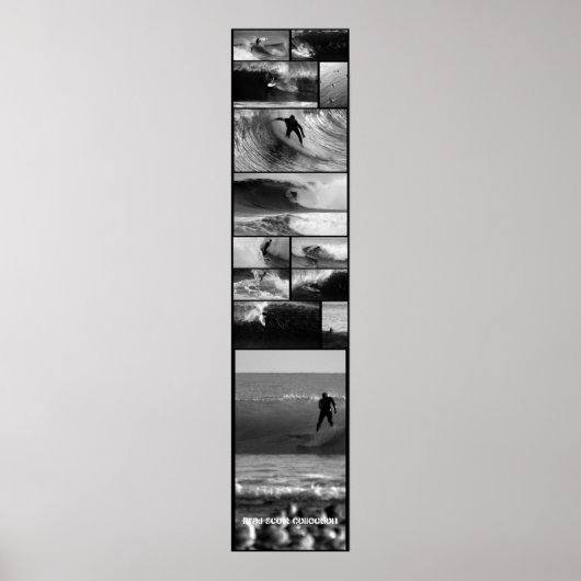 Big Wave Surf Door Poster (Vorne)