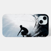 Big Wave Surfer Case-Mate iPhone Hülle (Rückseite (Horizontal))