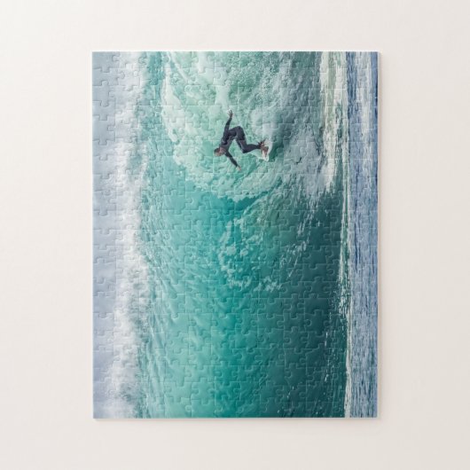 Big Wave Surfer Med Puzzle (Vertikal)