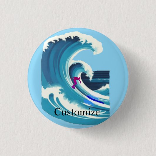 Big Wave Surfer Thunder_Cove Button (Vorderseite)