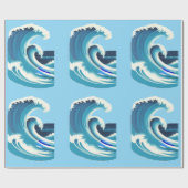 Big Wave Surfer Thunder_Cove Geschenkpapier (Flach)