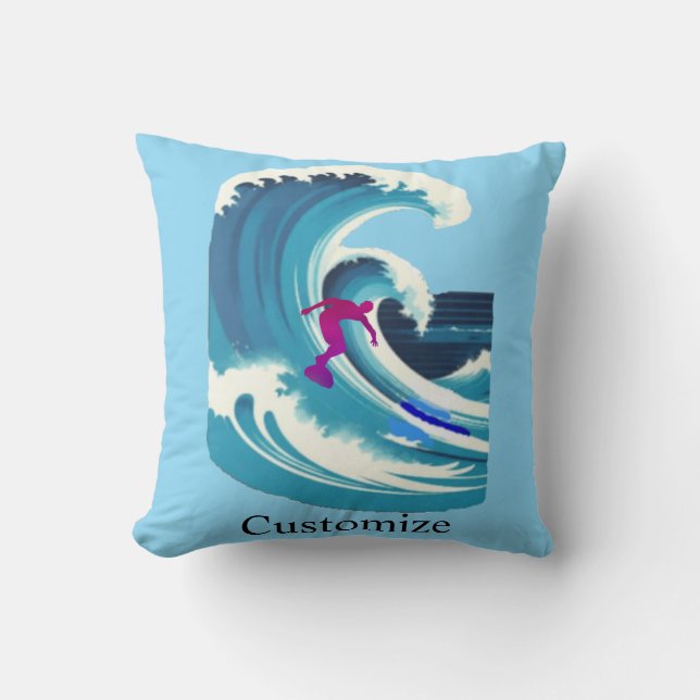 Big Wave Surfer Thunder_Cove Kissen (Vorderseite)