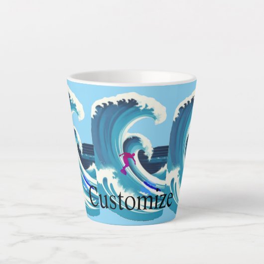 Big Wave Surfer Thunder_Cove Milchtasse (Vorderseite)