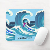 Big Wave Surfer Thunder_Cove Mousepad (Mit Mouse)
