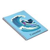 Big Wave Surfer Thunder_Cove Notizblock (Rechte Seite)