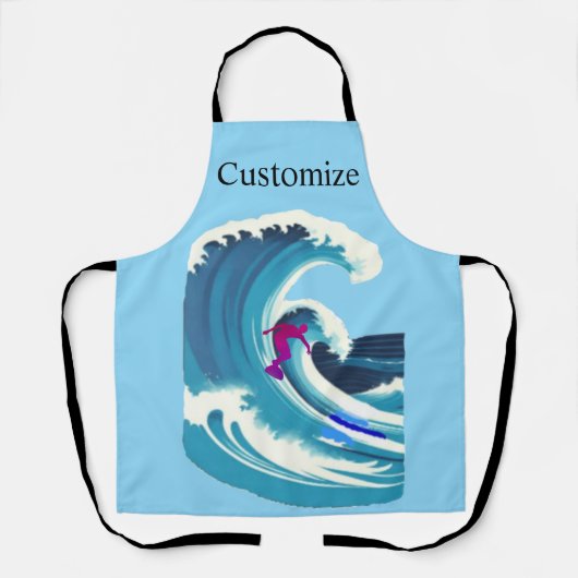 Big Wave Surfer Thunder_Cove Schürze (Vorderseite)