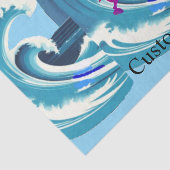 Big Wave Surfer Thunder_Cove Seidenpapier (Ausschnitt)