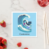 Big Wave Surfer Thunder_Cove Serviette (Beispiel)