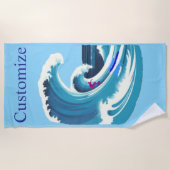 Big Wave Surfer Thunder_Cove Strandtuch (Vorderseite)
