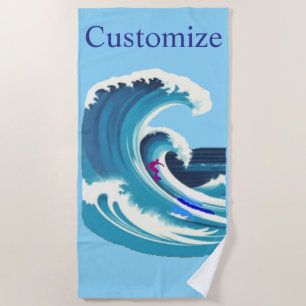 Big Wave Surfer Thunder_Cove Strandtuch