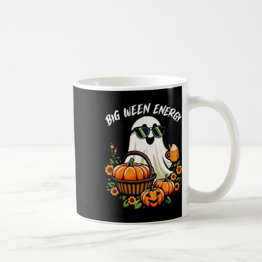 Big Week Energie Funny Ghost Drink Pumpkin Gewürz Kaffeetasse (Rechts)