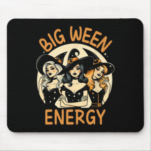 Big Ween Energy Halloween Vintagen Hexen Männer Fr Mousepad