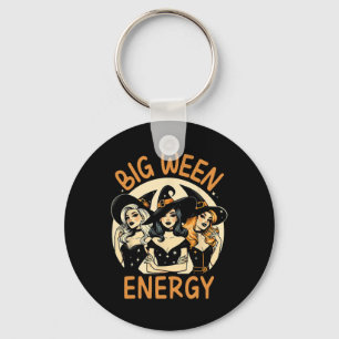 Big Ween Energy Halloween Vintagen Hexen Männer Fr Schlüsselanhänger