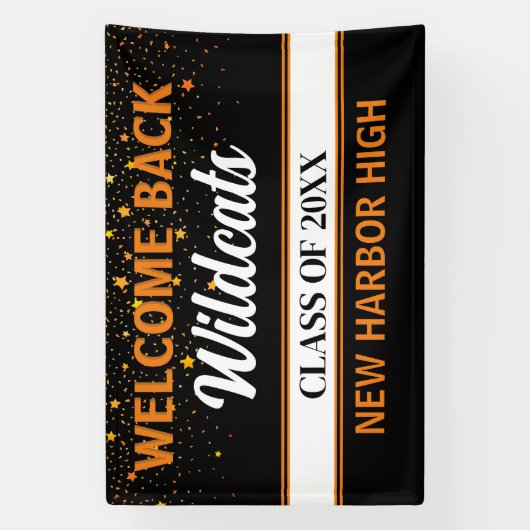 Big Welcome Back Class Wiedersehen Banner (Vertikal)