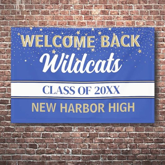 Big Welcome Back Class Wiedersehen Banner