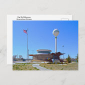 Big Well Museum, Greensburg, Kansas Postkarte (Vorne/Hinten)