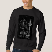 Big Wheel Bicycle High Wheel Ordinary Wheeler Vict Sweatshirt (Vorderseite)